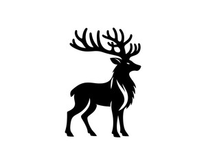 deer silhouette vector