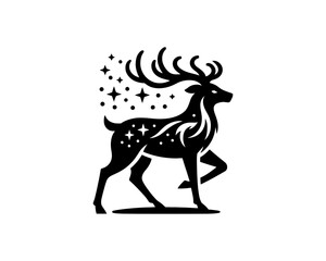 deer silhouette vector