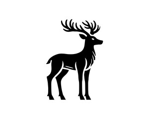 deer silhouette vector