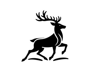 deer silhouette vector