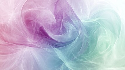 Obraz premium Abstract Pastel Swirls of Color and Light