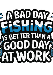 Obraz premium a bad day at fishing2