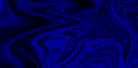 The texture of black and blue marble pattern modern style Liquid background. blue marble pattern texture natural background. Paper with soft waves and white fabric liquid metallic art paint texture.
