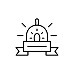 Fototapeta premium Kiwi fruit outline icons, minimalist vector illustration ,simple transparent graphic element .Isolated on white background