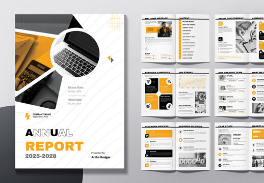 Annual Report Template Layout
