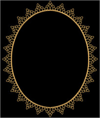 Christmas Embraided decoration Illustration on black, manual artwork for Textile Branding