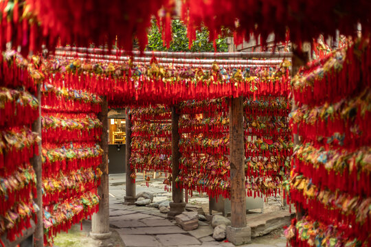 Wishing perfume bag, Jinli Ancient Street, Chengdu, China