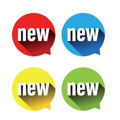 New product label sticker tag