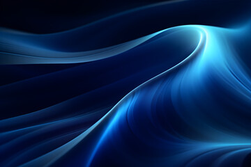 Abstract Blue Wave Energy Background Futuristic Design