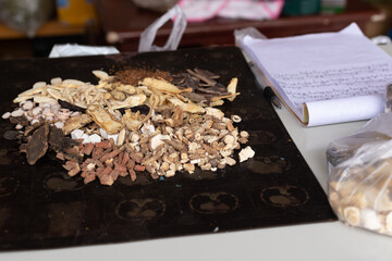 Chinese medicine on CT film
