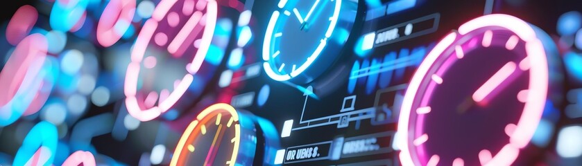 depiction of time management tools within courses.