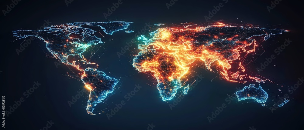 Poster global network of data streams