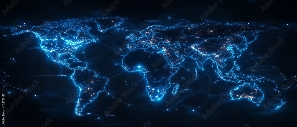 Poster global network of data streams