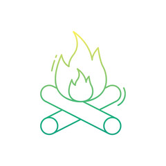 Bonfire vector icon