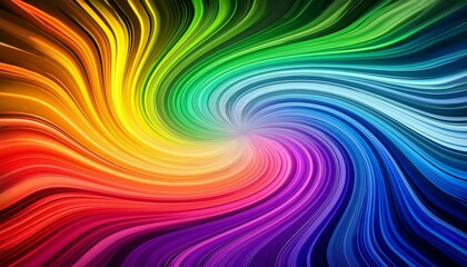 Fototapeta premium colorful abstract background featuring rainbow swirls and spirals