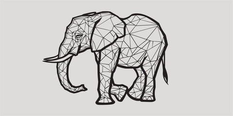 Cute Elephant Sketch Coloring Painting