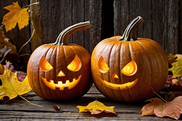 Happy Haloween Pumpkin Background Design