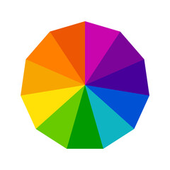 Vibrant Color Wheel Icon | Interactive Color Palette Icon | Color Spectrum Wheel | Color Picker Wheel | Color Theory Wheel Icon | Customizable Color Wheel | Color wheel | Trending color wheel