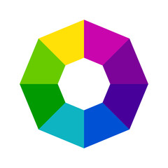 Vibrant Color Wheel Icon | Interactive Color Palette Icon | Color Spectrum Wheel | Color Picker Wheel | Color Theory Wheel Icon | Customizable Color Wheel | Color wheel | Trending color wheel