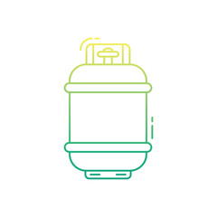 Gas Cylinder vector icon