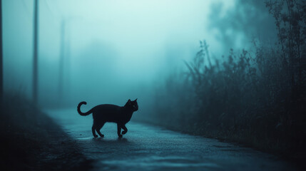 black cats bring bad luck, especially on Friday the 13th, is a superstition rooted in medieval Europe. They were often associated with witches and considered omens of misfortune.