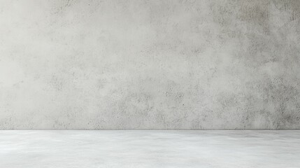 A plain, textured concrete wall and floor, ideal for backgrounds or minimalist designs.