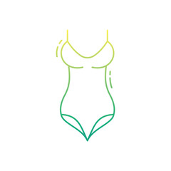 Swimsuit vector icon