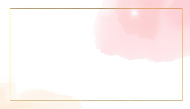 Elegant certificate design with soft watercolor brushstrokes and minimalistic lines, certificate background, certificate border