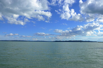 Peaceful view of a lake.