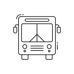 Bus vector icon