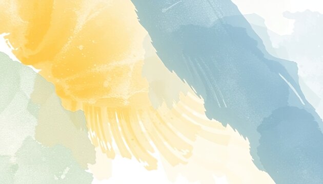 Certificate background with watercolor brushstrokes and minimalistic design elements, certificate desain, certificate border