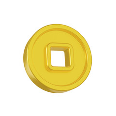 3D Lunar new year icon, 3D Yuan bao icon, 3D pile of coins icon, 3D Chinese coin icon, Lunar New year, Gold coin, Gold Yuan bao, Yuan bao Chinese gold,