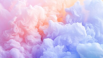 Fototapeta premium Abstract Pastel Colored Ink Swirls in Water
