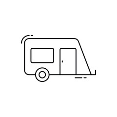 Caravan vector icon