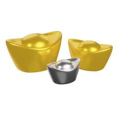 3D Lunar new year icon, 3D Chinese coin, 3D chinese angpao, 3D Yuan bao, 3D coin icon, 3D Angpao icon, 3D Yuan bao icon, 3D chinese new year icon,