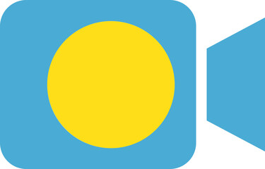 Palau flag on Video Call