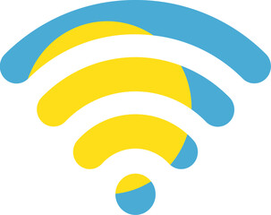 Palau Flag On Wifi Icon