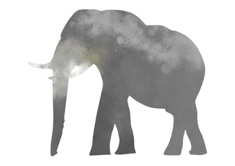 Elephant watercolor illustration, Kid Drawing, Pencil drawing, kindergarten pencil sketch
