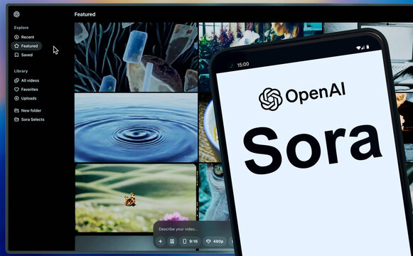 Sora OpenAI artificial intelligence video model generative ai text to video - 11.12.2024 Warsaw, Poland