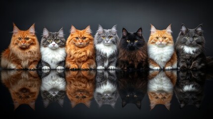 Different pets in a row