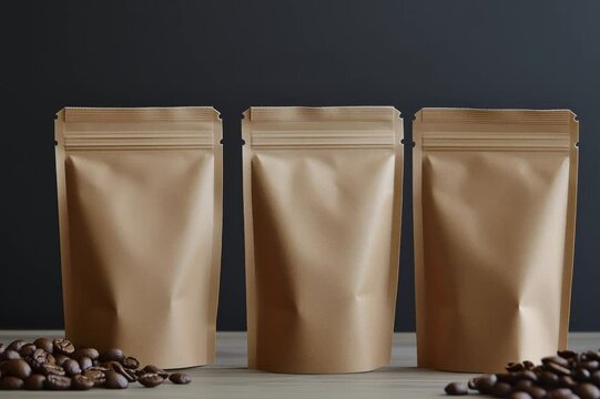 Stick pack. Blank sachet package mockup for coffee and tea isolated on white, paper food product pack. Vector coffee stickers templates, packaging for biscuits, sugar sticks	