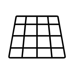checkerboard floor icon, national retro day line art, retro icon  - simple black line art icon of checkerboard floor , for national retro day celebrations. retro vector art.