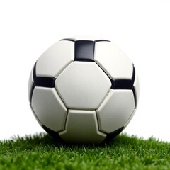 Obraz premium Soccer ball, Football, isolated on white background, full depth of field