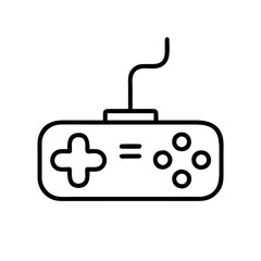 old school joystick icon, national retro day line art, retro icon  - simple black line art icon of old school joystick , for national retro day celebrations. retro vector art.