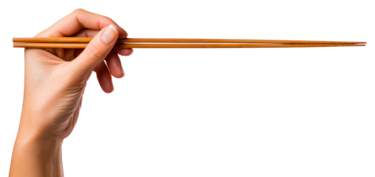 PNG Chopsticks holding finger match. - Powered by Adobe