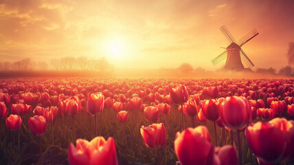 青空の下、さまざまな犬種の集合写真