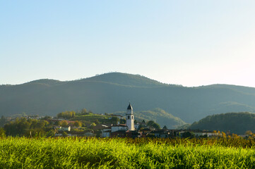 Church in a distance 