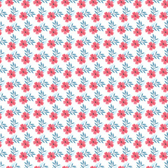 Floral Joy Seamless Vector Pattern Design