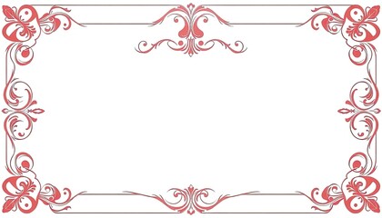ornate certificate design featuring elegant scroll motifs and soft pastel tones, certificate background, certificate border