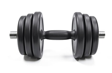 Fototapeta premium Gym dumbbell isolated white background 